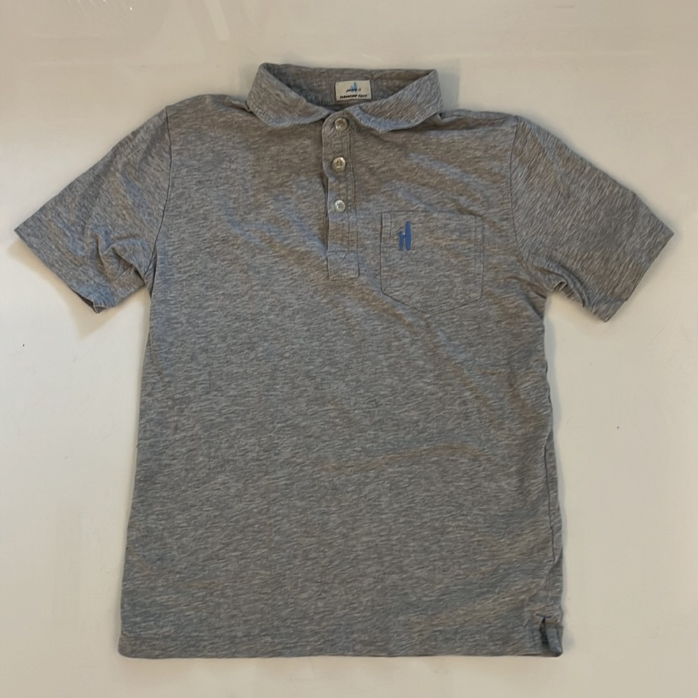 Two Johnnie-O boys 7 polos (blue and grey)